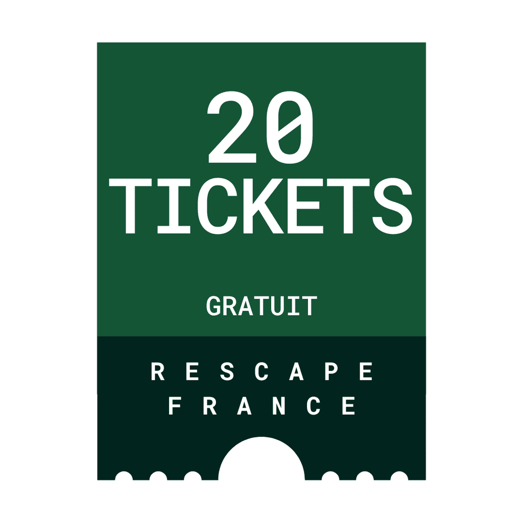 20 tickets concours - Gratuit